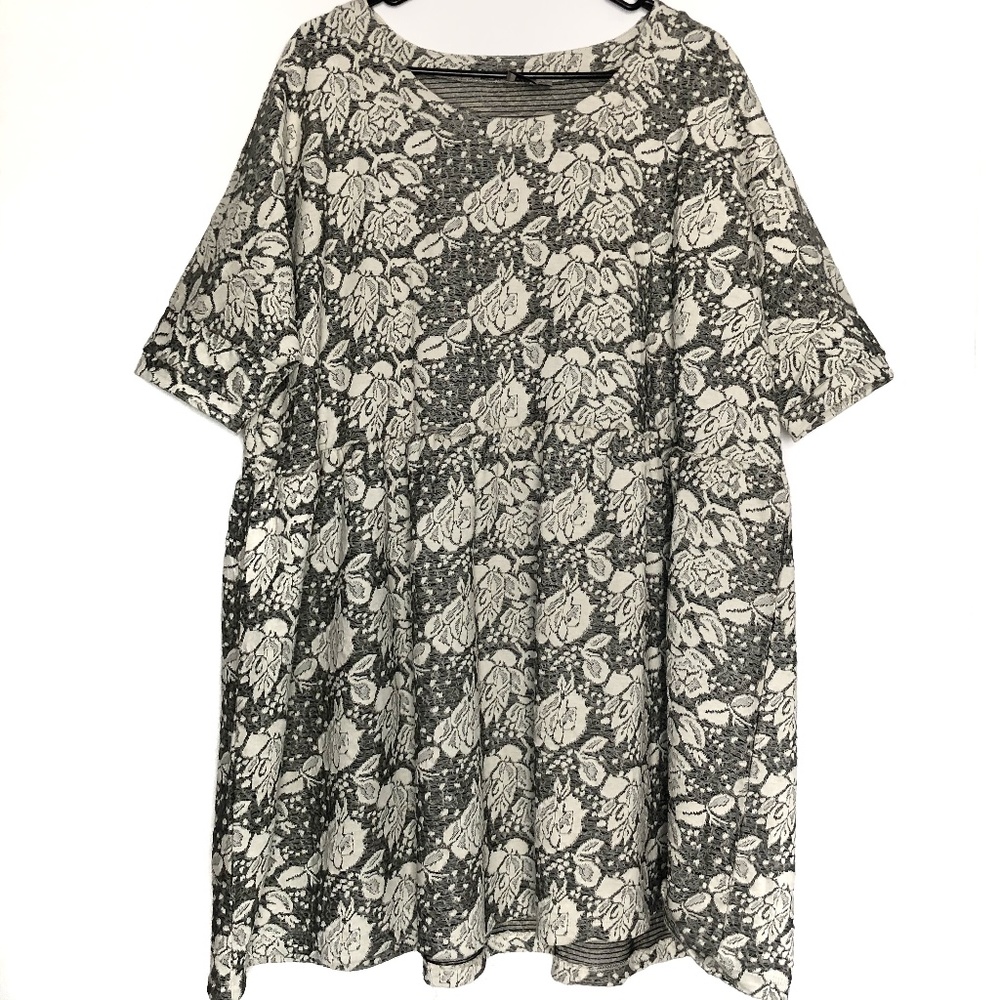 ASOS Oversized Floral Lace Print Smock Dress SZ S